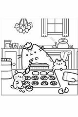 Pusheen Coloring Pages Cat Dibujos Colouring Colorear Para Kawaii Print Sheets Printable Kids Dibujar Cute Drawings Fat Template Book sketch template