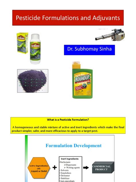 Formulating For Success An Overview Of Pesticide Formulations And How