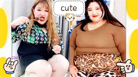 bbw chubby belly girls cute moments compilation tik tok plus size style