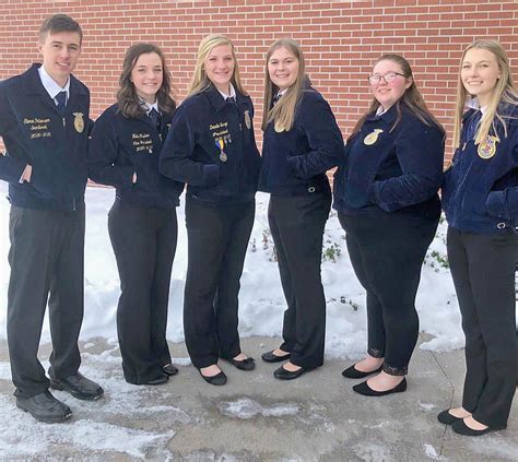 ffa members earn ribbons  lde competition grant tribune