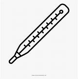 Thermometer Drawing Medical Coloring Clipartkey sketch template