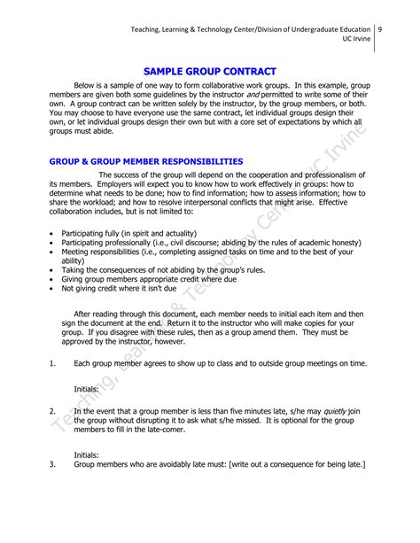 contract    examples format sample examples