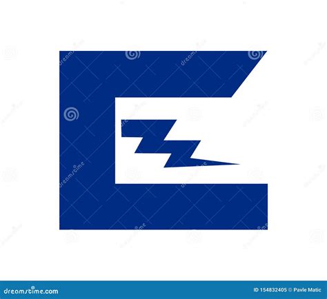 blue thunder icon isolated  white background stock vector