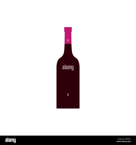 simple wine bottle stock vector image art alamy