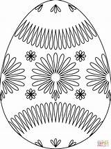 Coloring Pages Easter Egg Pattern Flower Ukraine Ukrainian Color Print Detailed розмальовка Eggs Colorful Nice Printable Drawing Popular Getcolorings Paper sketch template