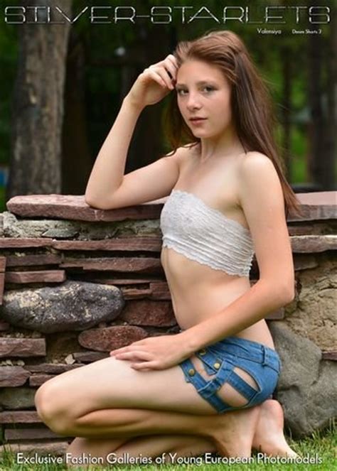 silver starlets valensiya denim shorts 3 x teenmodels