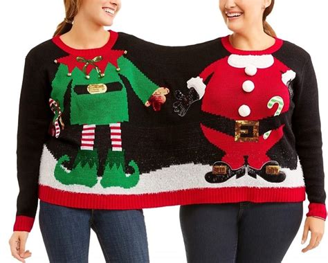 double two person not ugly holiday christmas sweater 7