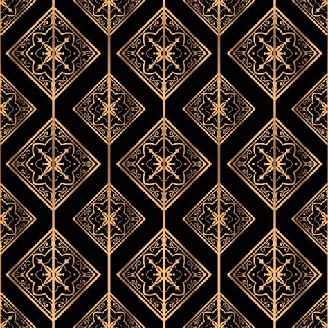luxury background vector golden royal pattern seamless classic tile