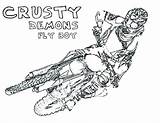 Coloring Bike Dirt Pages Motocross Demons Crusty Boy Color Fly Racing Printable Kids Getcolorings Print Button Through sketch template