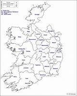 Ireland Counties Outline Map Irlande Carte Blank Irland Dublin Names Maps sketch template