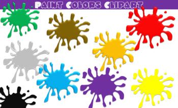 paint splatter colors clipart  teaching diligently tpt