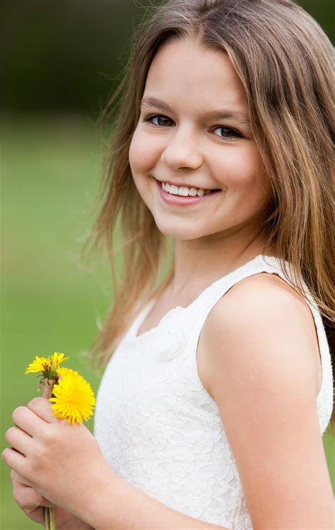 Photo Of A Cute 12 Year Old Girl Photographed In May 2015 Free