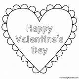 Coloring Valentine Valentines Heart Pages Hearts Happy Printable Print Cards Color Kids Rectangle Colouring Colour Drawing Preschoolers Templates Do Drawings sketch template