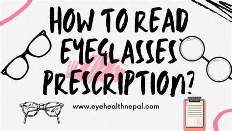 how to read eyeglasses prescription eye health nepal