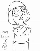 Coloring Pages Griffin Guy Family Meg Peter Stewie Brian Cartoon Drawing Print Color Getdrawings Getcolorings Choose Board sketch template