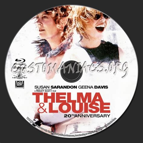 thelma louise blu ray label dvd covers labels  customaniacs id
