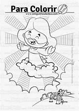 Evangelho Senhor Ascensão Atividades Veronica Amiguinhosdedeus Oração Pascoa Salvo sketch template