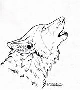 Wolf Line Howling Drawing Head Coloring Natsumewolf Pages Deviantart Color Drawings Only Face Outline Sketch Wolves Tattoo Template Sketches Cool sketch template