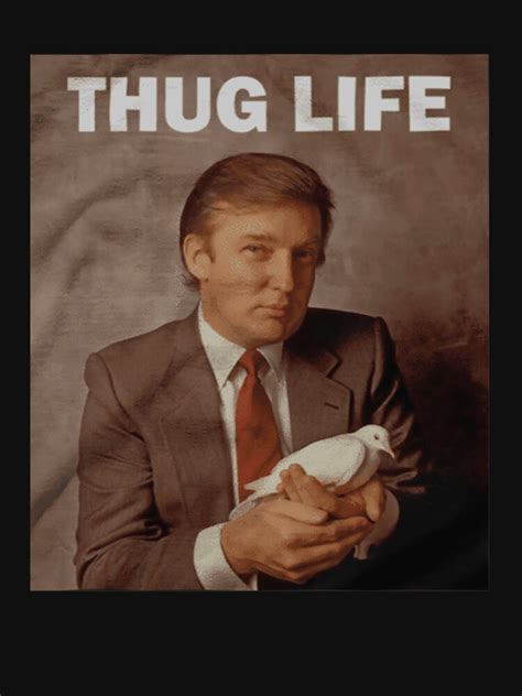 trump thug life  shirt  seanstrother redbubble