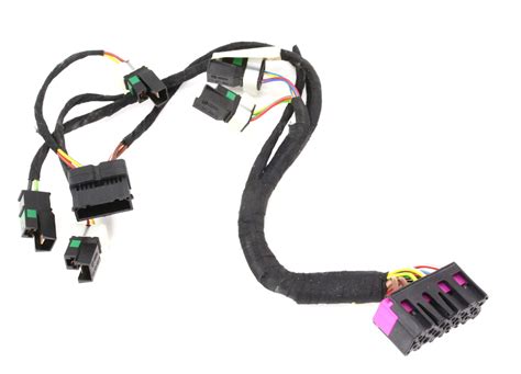 lh front power sport seat base wiring harness audi     genuine carpartssale