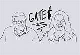 Bill Gates Melinda Counterpunch sketch template
