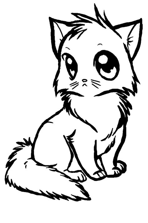 anime cat coloring pages   check    website pinerest