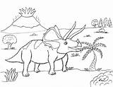 Triceratops Pages Robin Coloring Great Train Dinosaurs sketch template