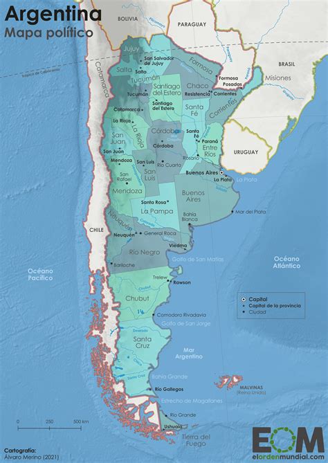 El Mapa Político De Argentina Mapas De El Orden Mundial Eom