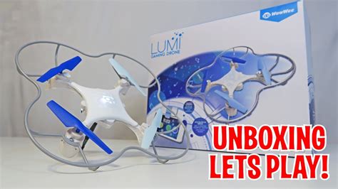 unboxing lets play lumi gaming drone quadcopter  wowwee youtube