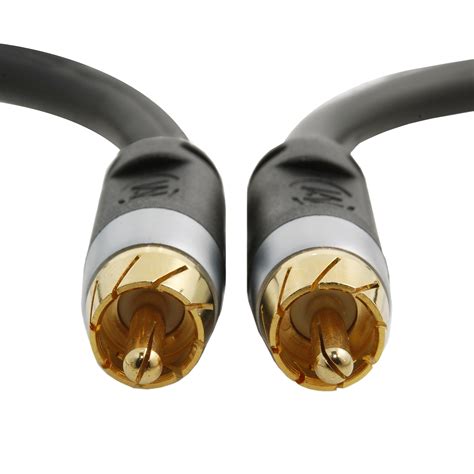 shop new ultra series subwoofer cable dual shielded rca to rca black