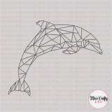Dolphin Outline sketch template