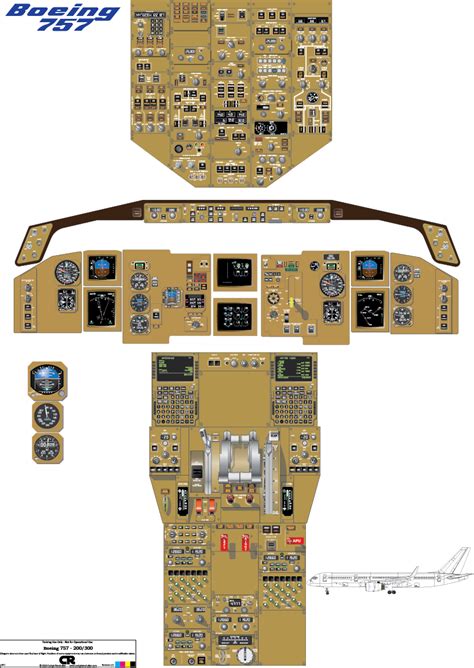 Boeing 757 Cockpit Poster Digital Download