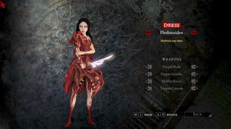 Alice Madness Returns All Dresses And Weapons Youtube