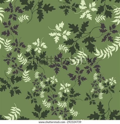 leaves pattern stock vector royalty