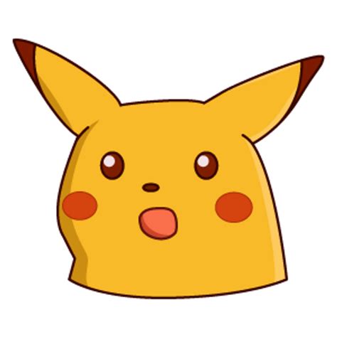 Surprised Pikachu Sticker Mania
