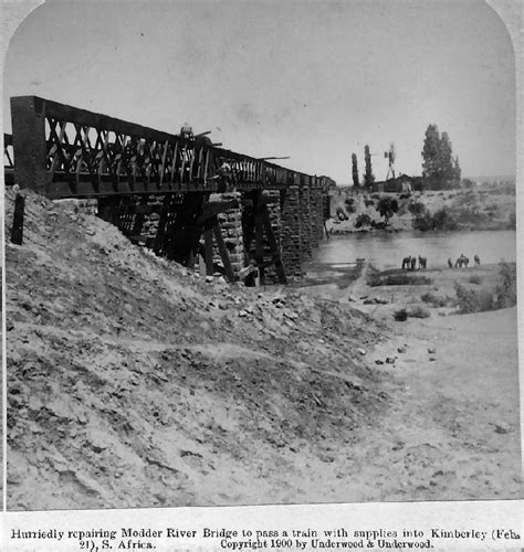 boer wars picture gallery repairing modder river railway bridge