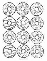 Coloring Pages Food Donut Emoji Uncolored Cute Kids Amazon Cupcake Kawaii Colouring Printable Color раскраска Easy Doodles Doodle раскраски Draw sketch template