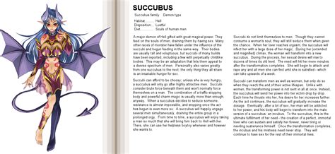 Succubus Monster Girl Encyclopedia Drawn By Kenkou Cross