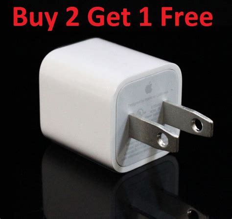 oem genuine original apple iphone wall charger  usb power adapter