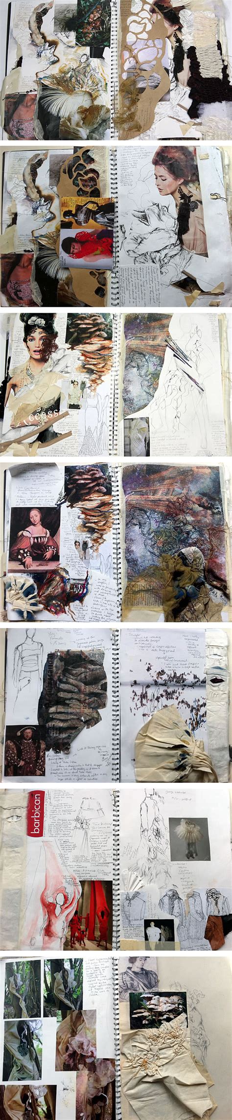 level textiles beautiful sketchbook pages