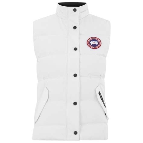 canada goose women s freestyle vest white free uk delivery over £50