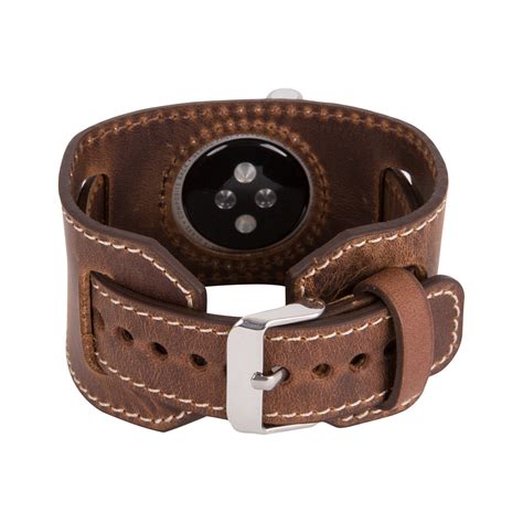 apple  strap wide band brown mm istanbul leather shop touch  modern