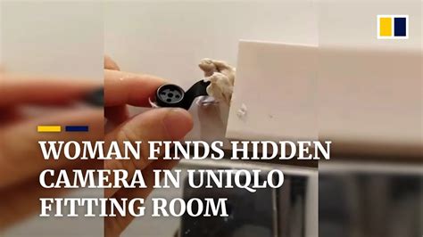 hidden camera was found in uniqlo s fitting room youtube