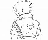 Sasuke Naruto Colorear Uchiha Costas Kakashi Tudodesenhos Buscando Hokage sketch template