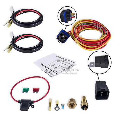 electric fan relay kit instant radiator