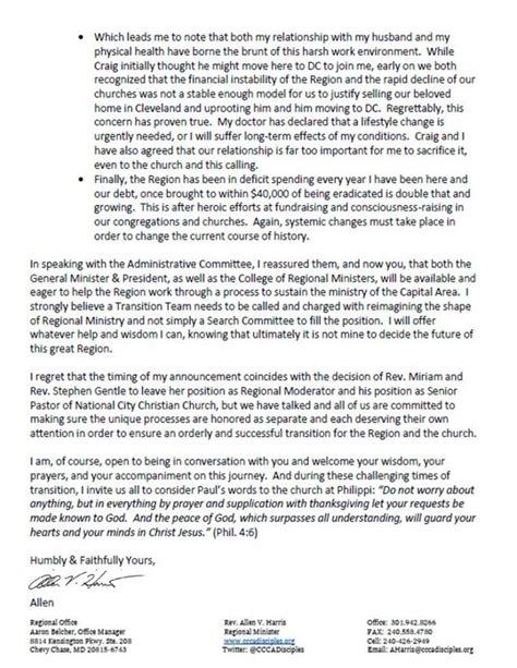 browse  image  resignation letter  church ministry