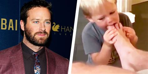 Armie Hammer S Son Sucking His Dad S Toes Is Not That Weird