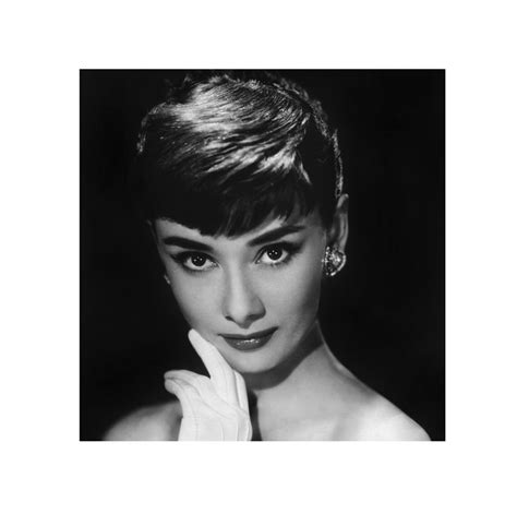 Audrey Hepburn Black And White Framed Wall Art 16 X 16 Iconic