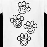 Paw Coloring Print Tiger Template sketch template