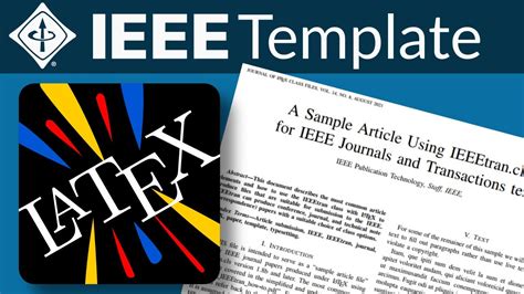 ieee latex template tutorial youtube
